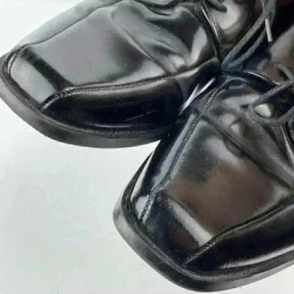 Stacy Adams men’s oxford sz 10 wide black leather - Picture 7 of 8